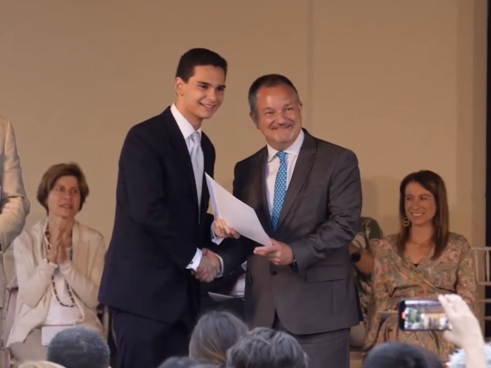 Honored by Matthew Lodge, Ambassador of the United Kingdom to Greece