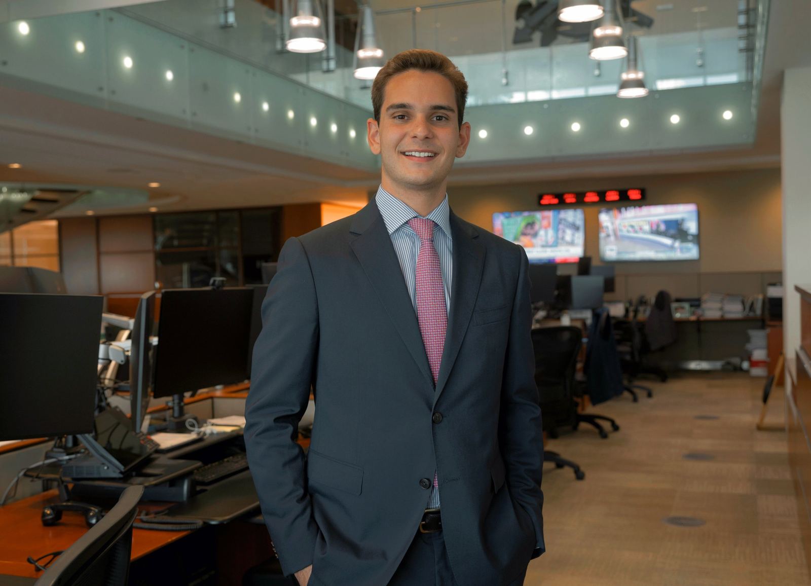 On the trading floor at Calamos, Chicago
