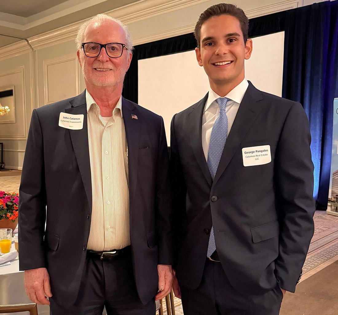With John Calamos Sr., founder of Calamos Investments