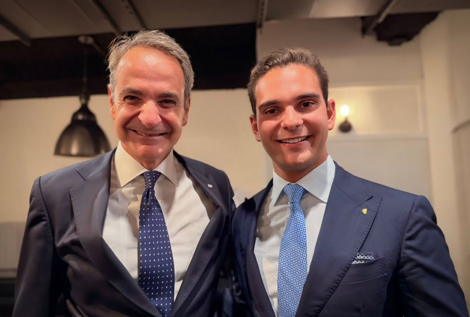 With Greek Prime Minister Kyriakos Mitsotakis